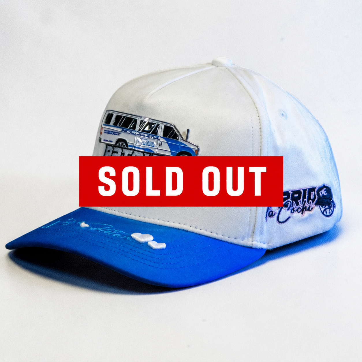 (SOLD OUT) Gorra de la Patrulla Espiritual Blanca Full Gamuza