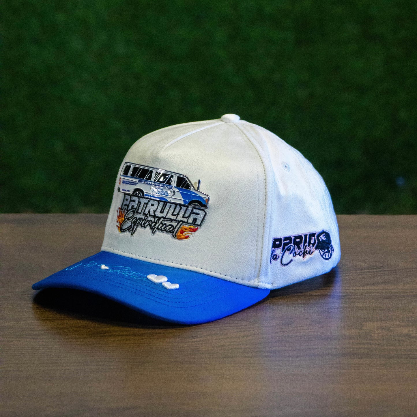 Gorra de la Patrulla Espiritual Blanca Full Gamuza