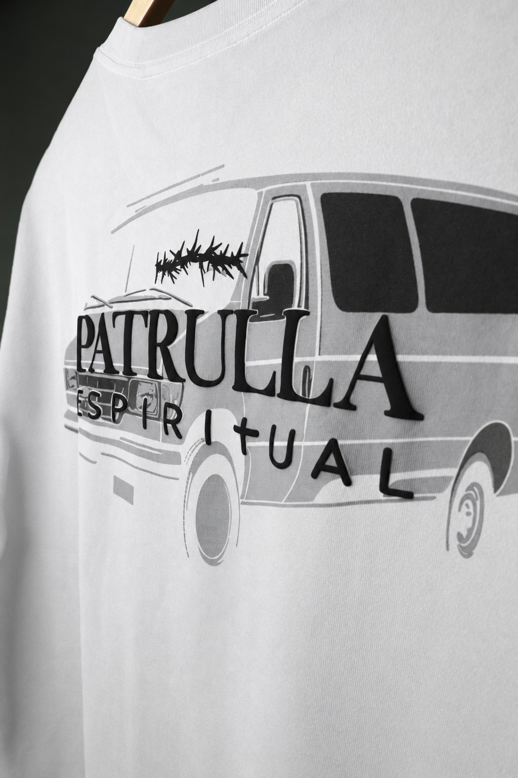 Patrulla Espiritual Parche T Shirt White