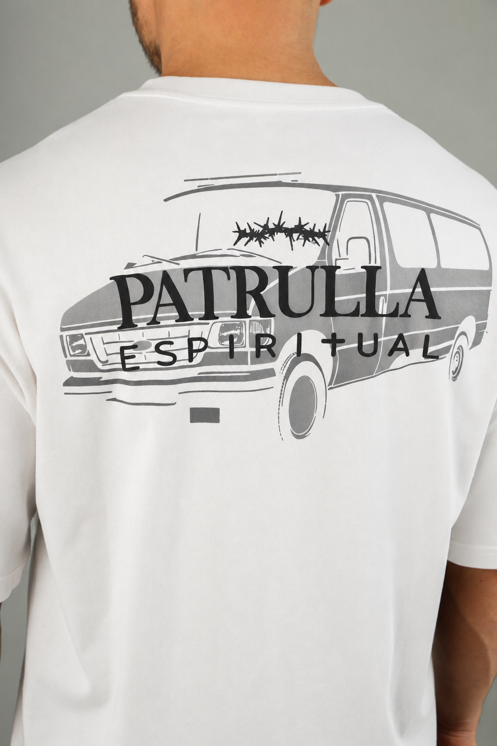 Patrulla Espiritual Parche T Shirt White