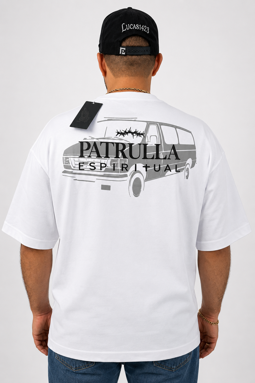 Patrulla Espiritual Parche T Shirt White
