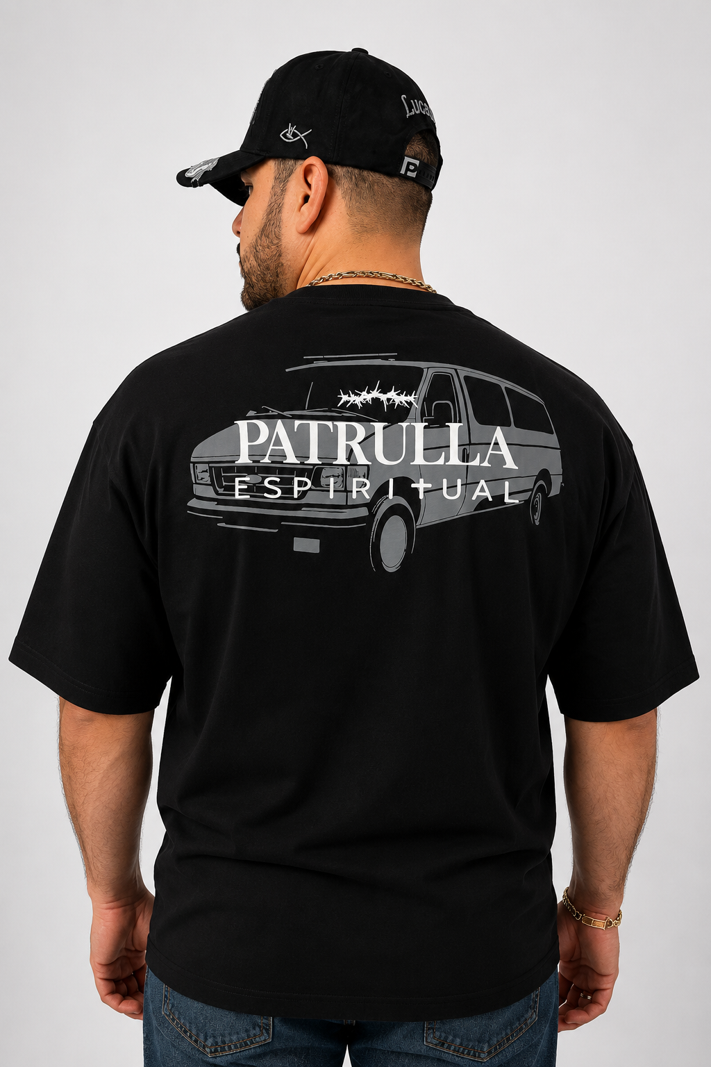 Patrulla Espiritual Parche T Shirt Black