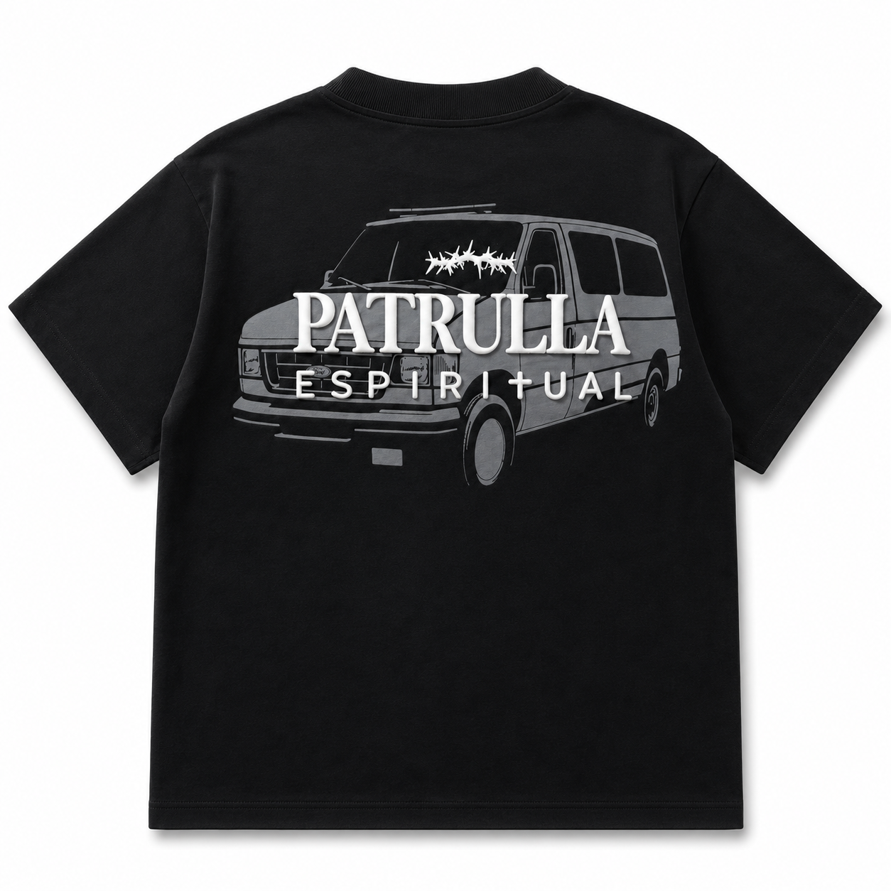 Patrulla Espiritual Parche T Shirt Black