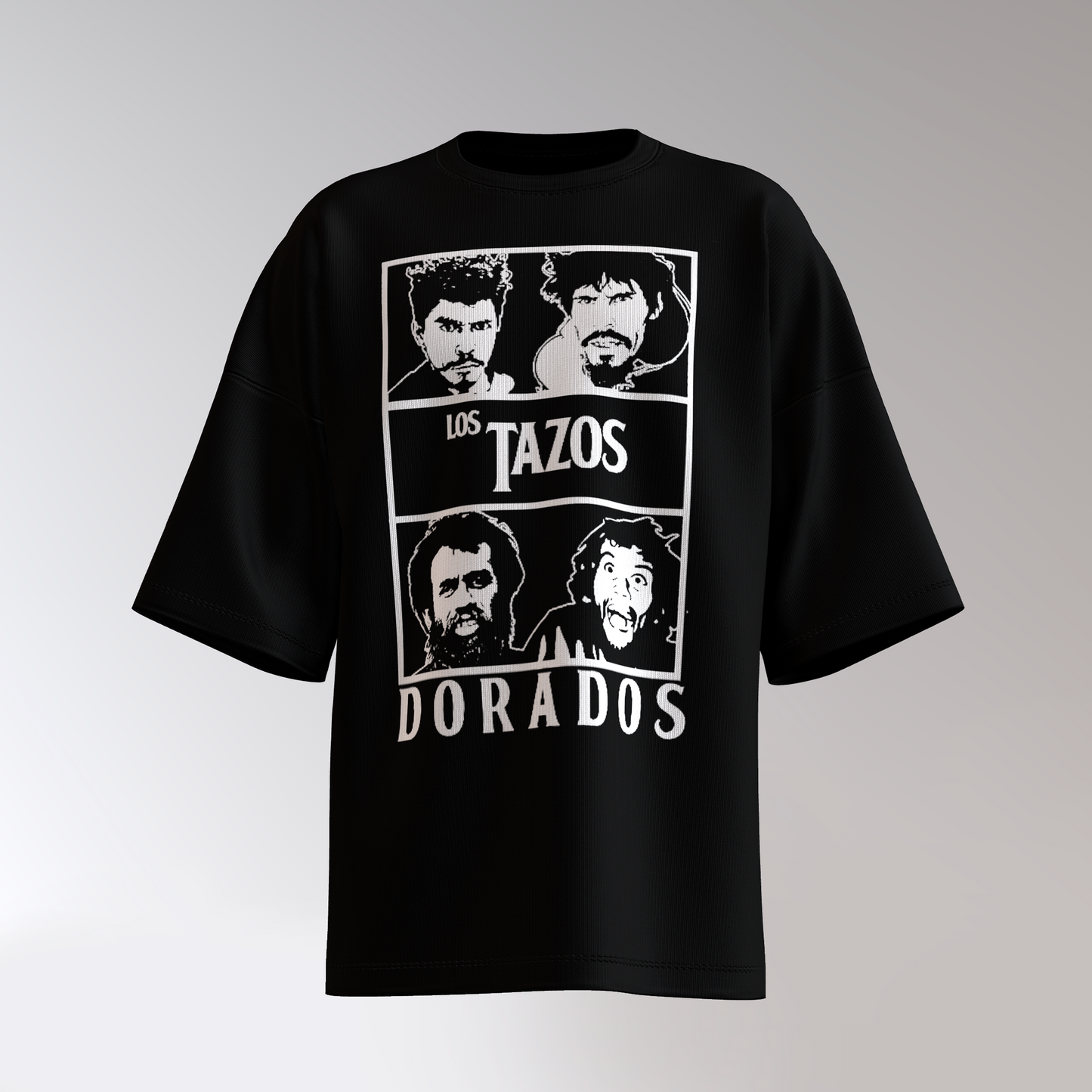 Playera "Los Tazos Dorados" (OVERSIZE)