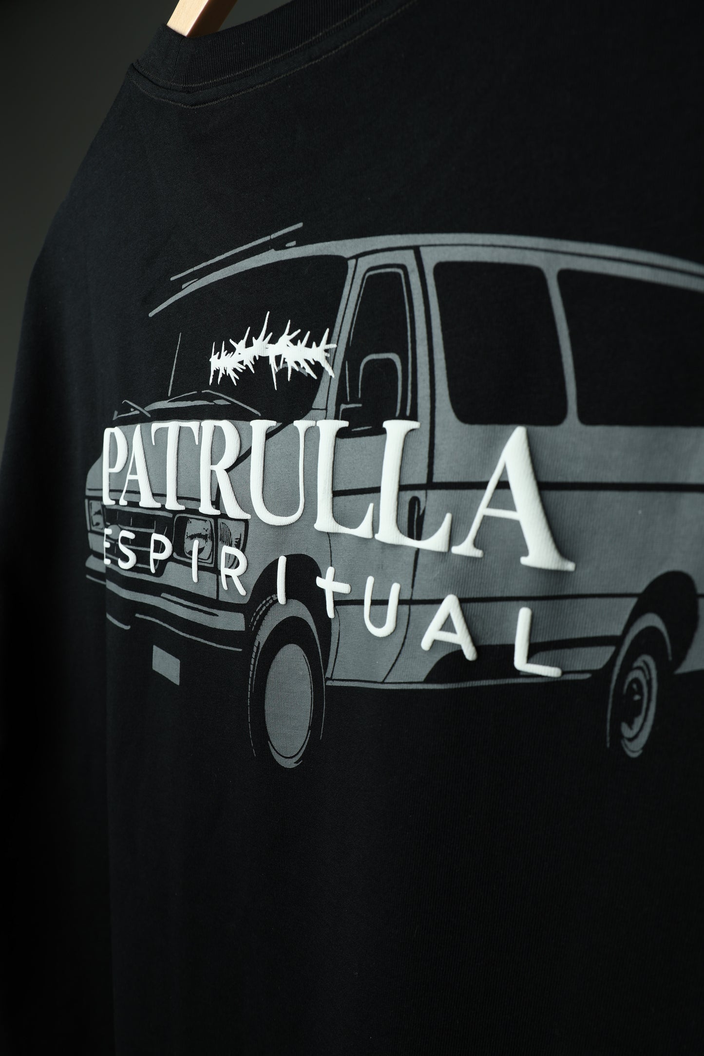 Patrulla Espiritual Parche T Shirt Black